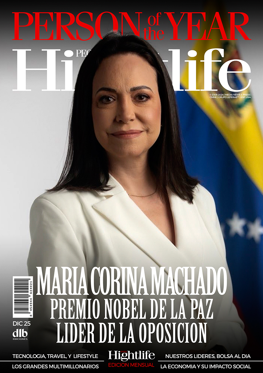 María Corina Machado cover Hightlife People